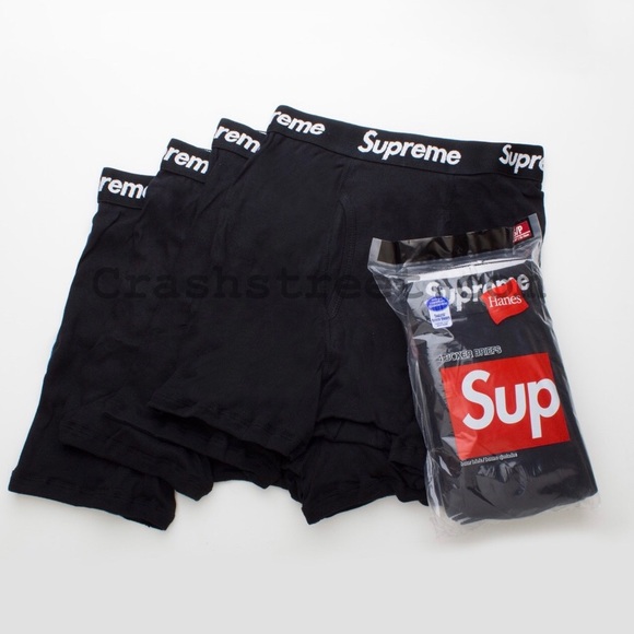 supreme x hanes underwear